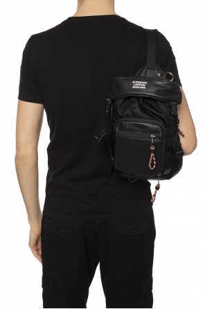 One-shoulder backpack with logo, zdjęcie 2 One-shoulder backpack with logo od Burberry